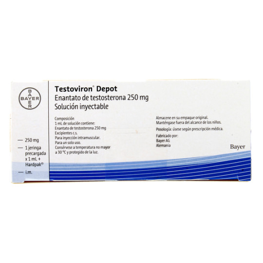 TESTOVIRON DEPOT 250 MG AMPOLLA PRELLENADA