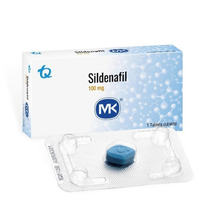 SILDENAFIL 100 MG 1 TABLETA RECUBIERTA MK