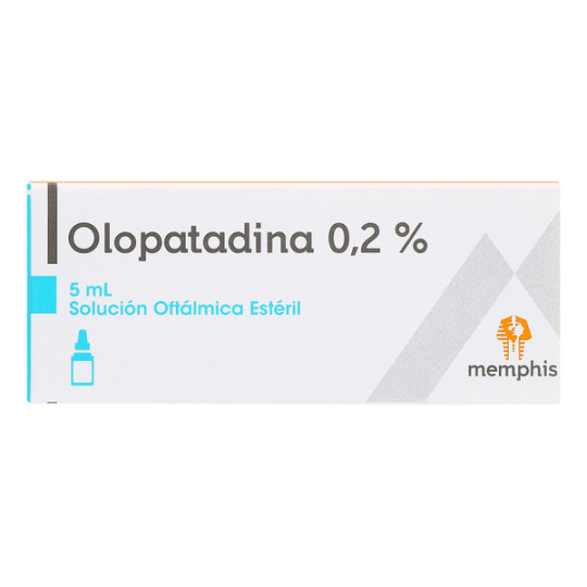 OLOPATADINA SOLUCION OFTALMICA 0.2% 5 ML MEMPHIS