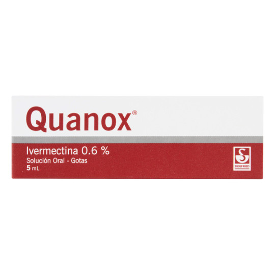 QUANOX SOLUCION ORAL 0.6% 5 ML