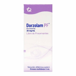 DORZOLAM PF SOLUCION OFTALMICA 5 ML MK