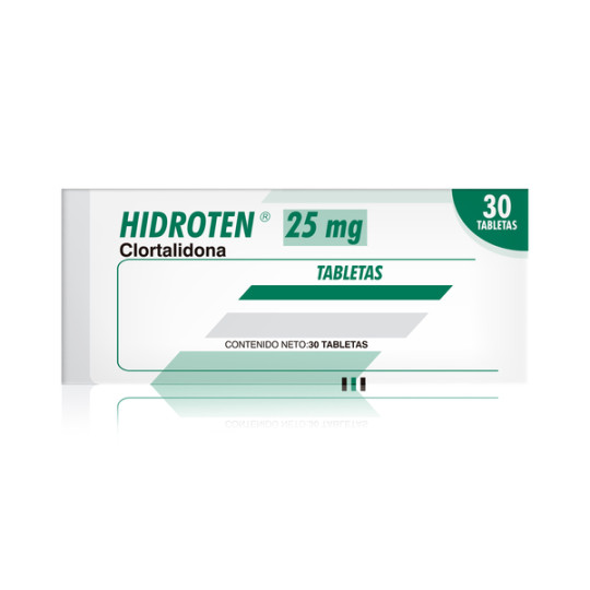 HIDROTEN 25 MG 30 TABLETAS