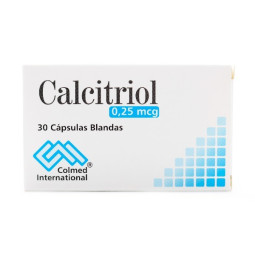 CALCITRIOL 0.25 MG 30 CAPSULAS BLANDAS COLMED