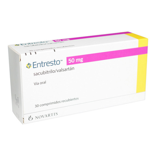 ENTRESTO 50 MG 30 COMPRIMIDOS RECUBIERTOS