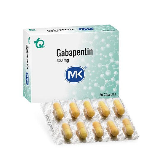 GABAPENTIN 300 MG 30 CAPSULAS MK