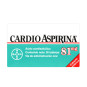 CARDIOASPIRINA 81 MG 30 TABLETAS RECUBIERTA