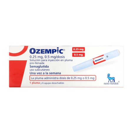 OZEMPIC 0.25MG/0.5MG 1 PLUMA NOVO NORDISK