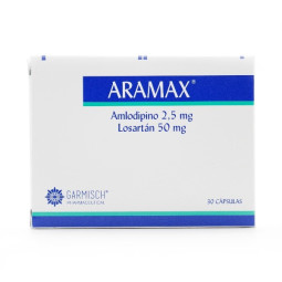 ARAMAX 2.5/50MG 30 CAPSULAS