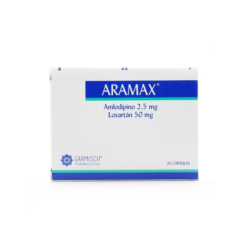 ARAMAX 2.5/50MG 30 CAPSULAS