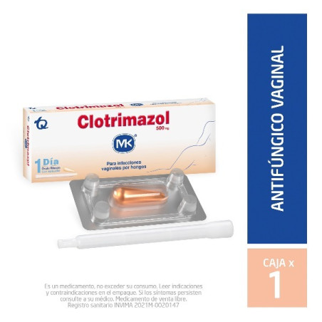 CLOTRIMAZOL 500MG 1 OVULO MK