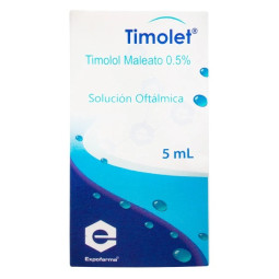 TIMOLET SOLUCION OFTALMICA  0.5% 5 ML