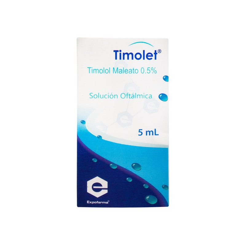 TIMOLET SOLUCION OFTALMICA  0.5% 5 ML