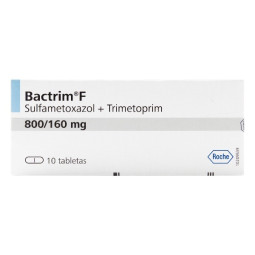 BACTRIM F 800/160MG 10 TABLETAS