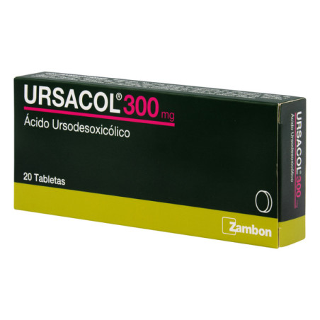 URSACOL 300 MG 20 TABLETAS