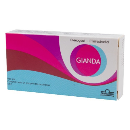 GIANDA 21 COMPRIMIDOS RECUBIERTOS