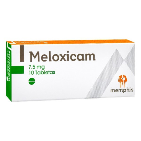 MELOXICAM 7.5 MG 10 TABLETAS MEMPHIS