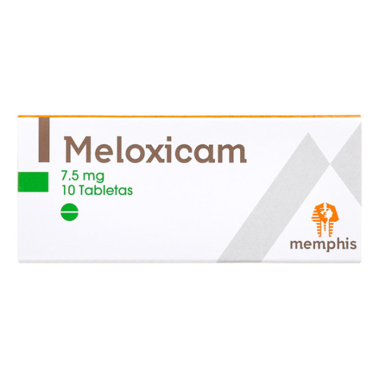 MELOXICAM 7.5 MG 10 TABLETAS MEMPHIS