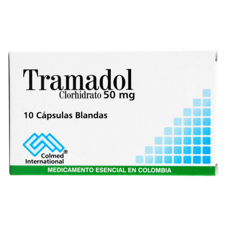 TRAMADOL 50 MG 10 CAPSULAS BLANDAS COLMED