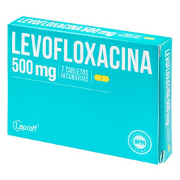 LEVOFLOXACINO 500 MG 7 TABLETAS RECUBIERTAS LAPROFF