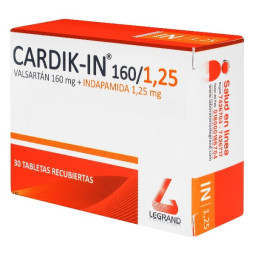 CARDIK IN 160/1,25MG 30 TABLETAS