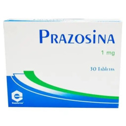 PRAZOSINA 1 MG 30 TABLETAS EXPOFARMA