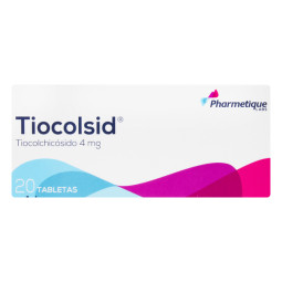 TIOCOLSID 4 MG 20 TABLETAS