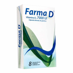 FARMA D 7000UI 8 CAPSULAS BLANDAS