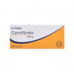 CIPROFIBRATO 100 MG 10 TABLETAS LA SANTE