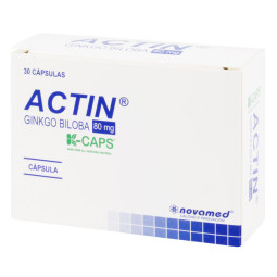 ACTIN 80 MG 30 CAPSULAS