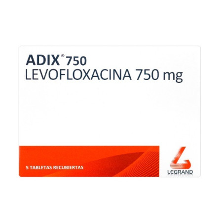ADIX 750 MG 5 TABLETAS RECUBIERTAS