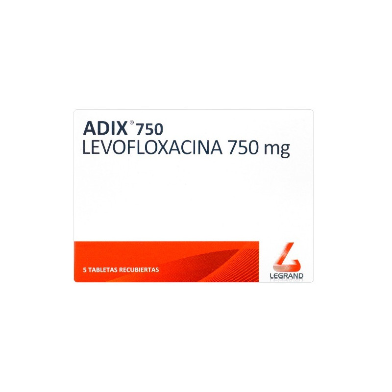 ADIX 750 MG 5 TABLETAS RECUBIERTAS