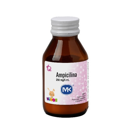 AMPICILINA JARABE 250 MG 60 ML MK