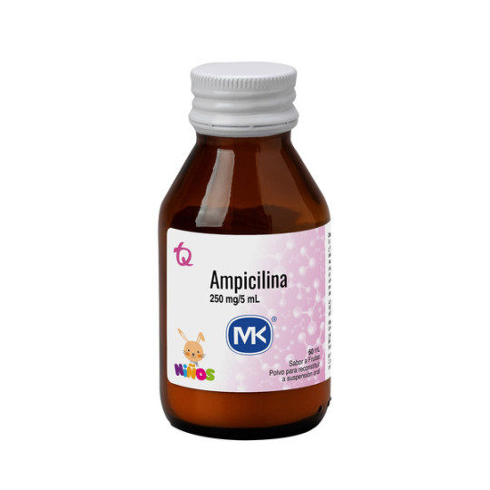 AMPICILINA JARABE 250 MG 60 ML MK