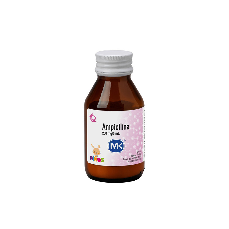 AMPICILINA JARABE 250 MG 60 ML MK