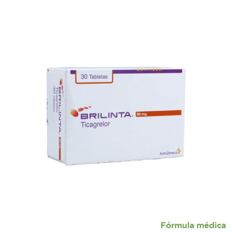 BRILINTA 90 MG 30 TABLETAS RECUBIERTA