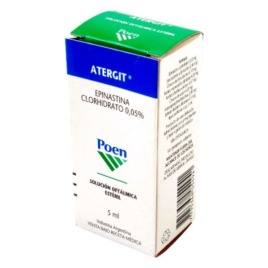 ATERGIT SOLUCION OFTALMICA 5 ML