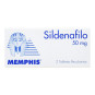 SILDENAFIL 50 MG 2 TABLETAS RECUBIERTAS MEMPHIS