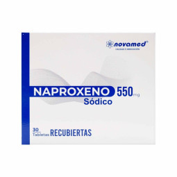 NAPROXENO SODICO 550 MG 30 TABLETAS RECUBIERTAS NOVAMED