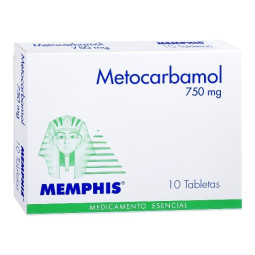 METOCARBAMOL 750 MG 10 TABLETAS MEMPHIS