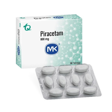PIRACETAM 800 MG 30 TABLETAS MK