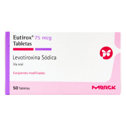 EUTIROX 75 MCG 50 TABLETAS