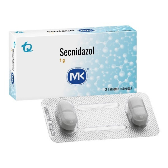 SECNIDAZOL 1 G 2 TABLETAS RECUBIERTAS MK