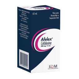 AFELEX SUSPENSION ORAL 250MG/5ML 60 ML