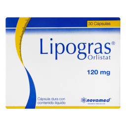 LIPOGRAS 120 MG 30 CAPSULAS DURAS