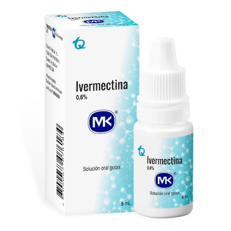 IVERMECTINA 0.6 GOTAS ORALES 5 ML MK