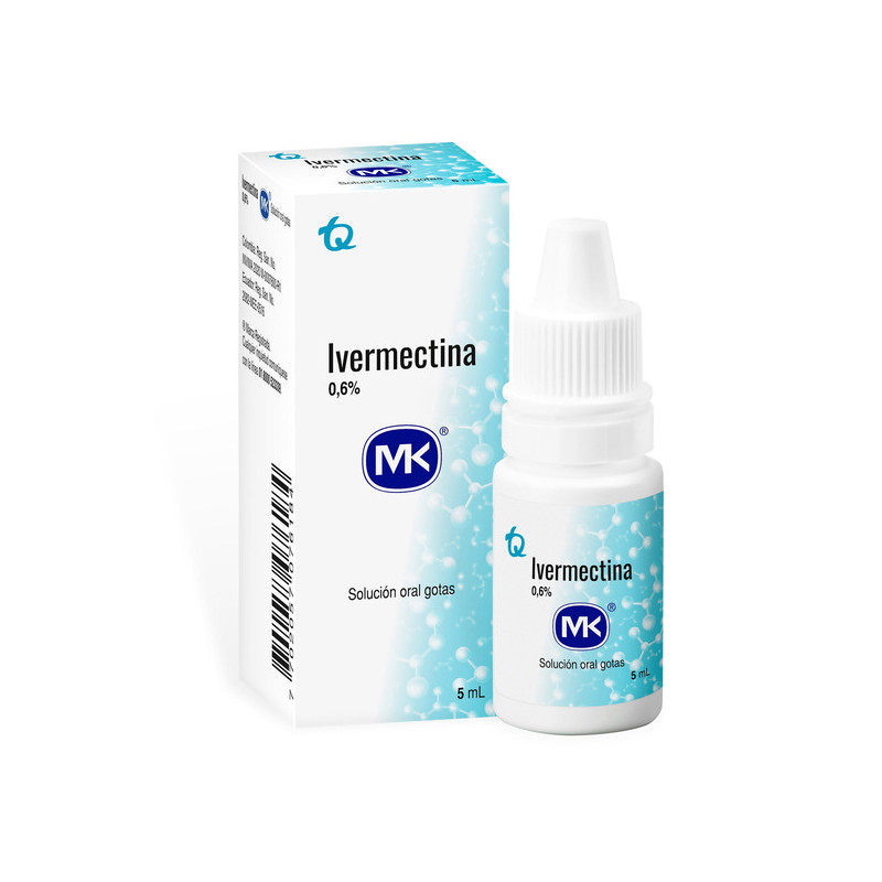 IVERMECTINA 0.6 GOTAS ORALES 5 ML MK