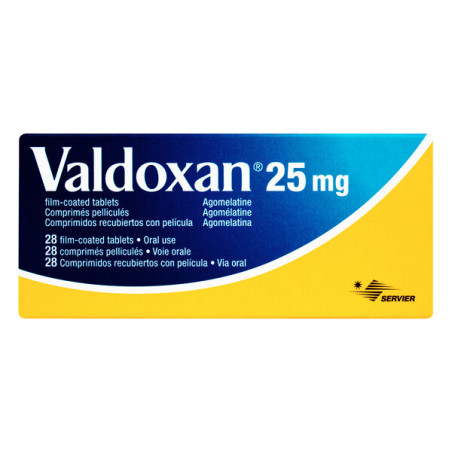 VALDOXAN 25 MG 28 COMPRIMIDOS RECUBIERTOS