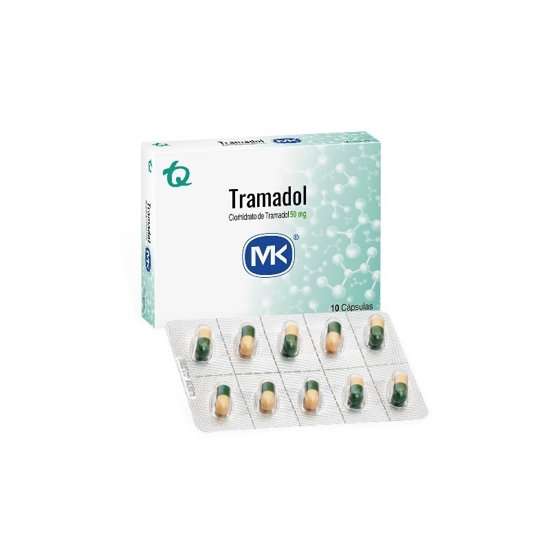 TRAMADOL 50 MG 10 CAPSULAS MK