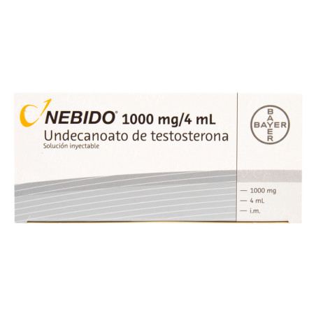 NEBIDO 1000MG/4ML I.M. 1 AMPOLLA