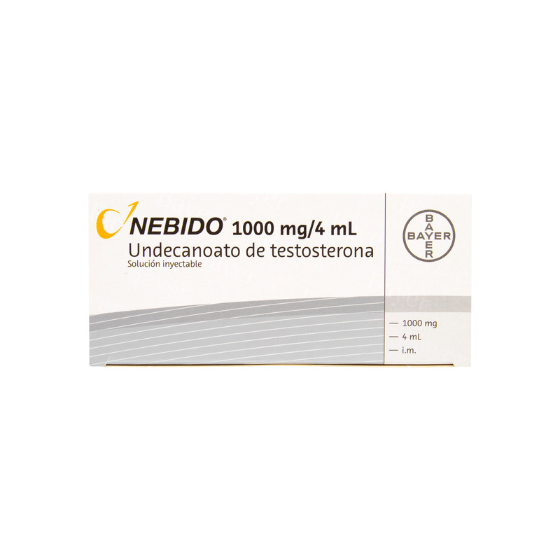 NEBIDO 1000MG/4ML I.M. 1 AMPOLLA
